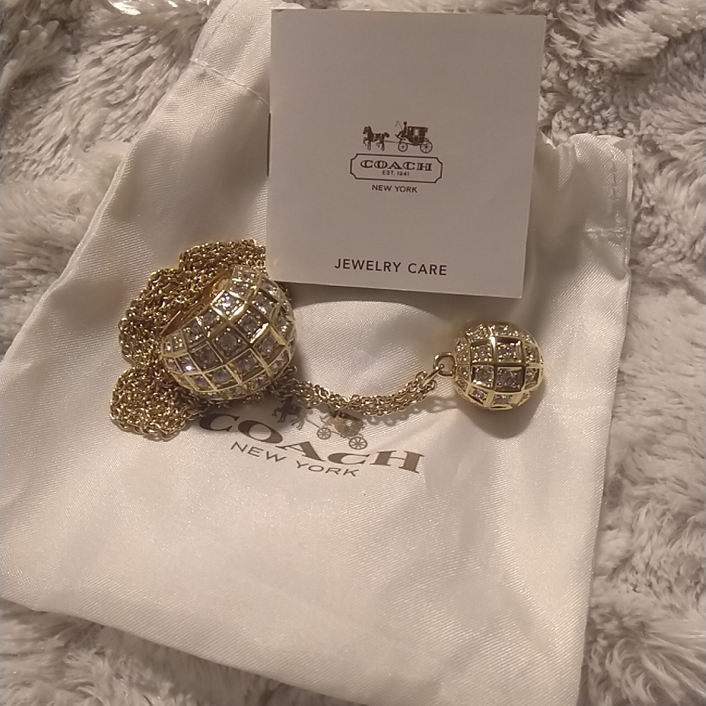 Rare Vintage Coach Ring and Necklace set 🤩